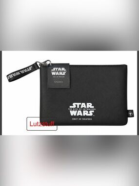 NWT Star Wars Rise of Skywalker United Airlines Amenity Travel Toiletry Kit Bag